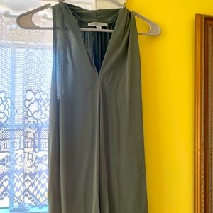Green envelope size small dressy tank